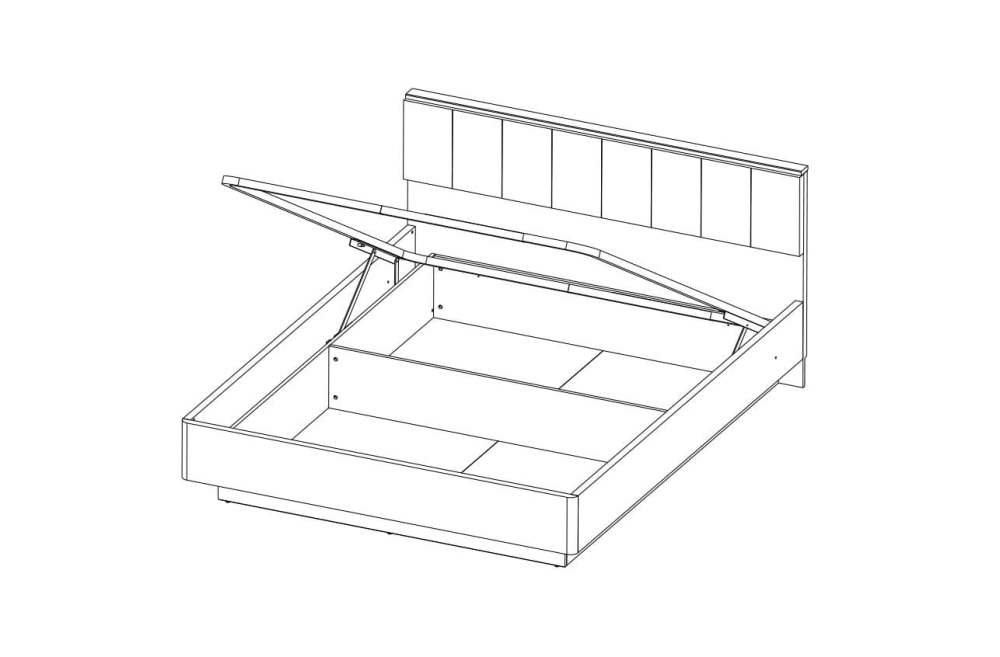 Кровать с подъемным механизмом «Джаггер» 160